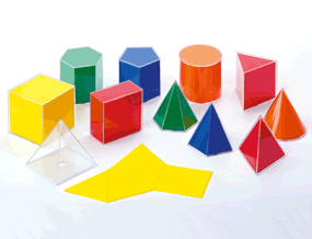 Geometric, Darstellung von Körpern und Flächen, 2- und 3-Dimensional